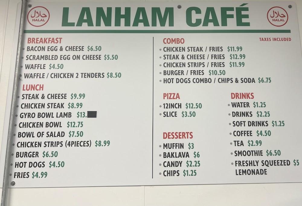 Lanham Cafe Bacon Egg & Cheese